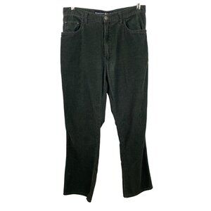 Beverly Hills Polo Club Dark Green Corduroy Pants Mens Size 34x32